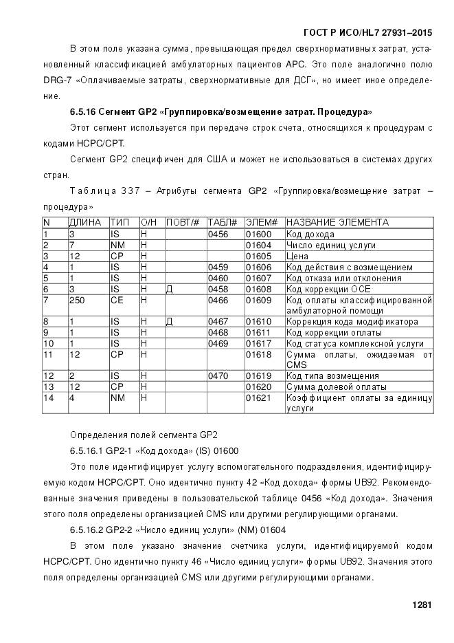 ГОСТ Р ИСО/HL 7 27931-2015, страница 1288